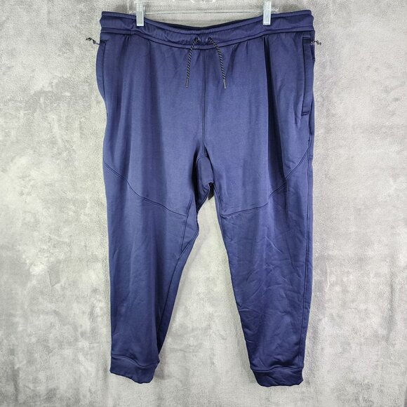 Mens Blue All In Motion Jogger Pants Water Resistant 28" Inseam Size XL - Picture 2 of 12
